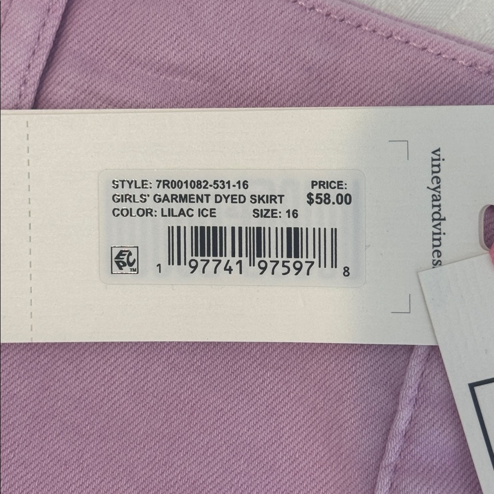 Vineyard Vines Button-Down Mini Skirt. Girls 16 - Picture 3 of 11